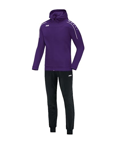JAKO Trainingsanzug Herren & Damen Polyester Classico mit Kapuze Lila 3XL - Jogginganzug 2-teilig für Sport und Alltag, Jogginghose & Trainingsjacke von JAKO