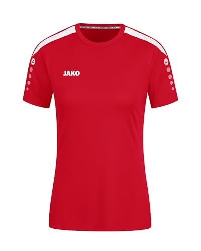 JAKO Damen Trikot Power (Kurzarm), Rot, 44 von JAKO