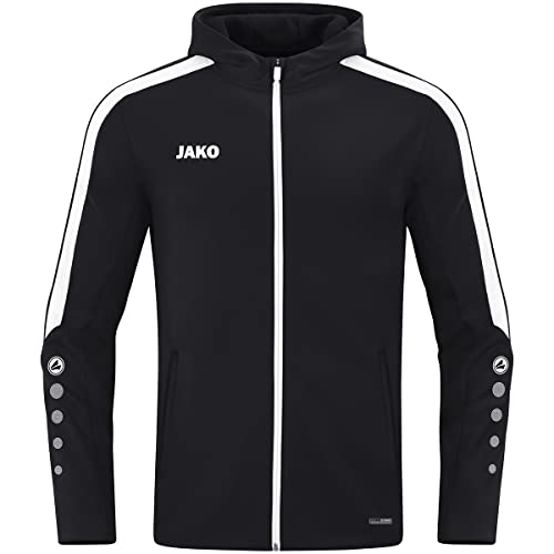 JAKO Unisex Kapuzenjacke Power, schwarz, XL von JAKO