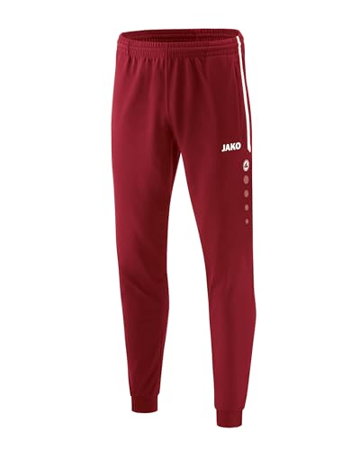 JAKO Unisex Kinder Polyesterhose Competition 2.0, Weinrot, 164 von JAKO