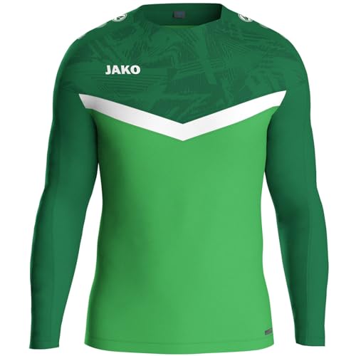JAKO Unisex Kinder Sweatshirt Iconic, Soft Green/sportgrün, 164 von JAKO