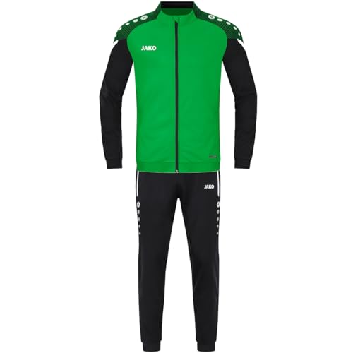 JAKO Unisex Kinder Trainingsanzug Polyester Performance, soft green/schwarz, 128 von JAKO