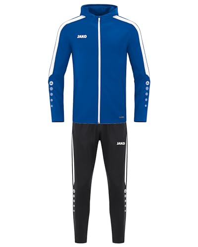 JAKO Kinder Trainingsanzug Polyester Power mit Kapuze, Royal, 152 von JAKO