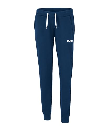JAKO Damen Sweatpants base med manchetter damer Freizeit Und Jogginghose Lang, Marine, 38 EU von JAKO