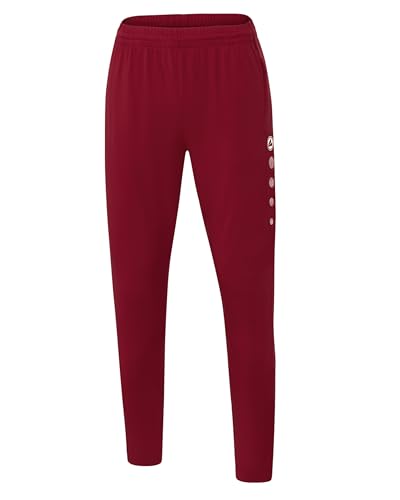 JAKO Premium Trainingshose Damen rot, 40 Unisex von JAKO
