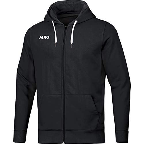 Jako Herren Kapuzenjacke Base, schwarz, 4XL, 6865 von JAKO