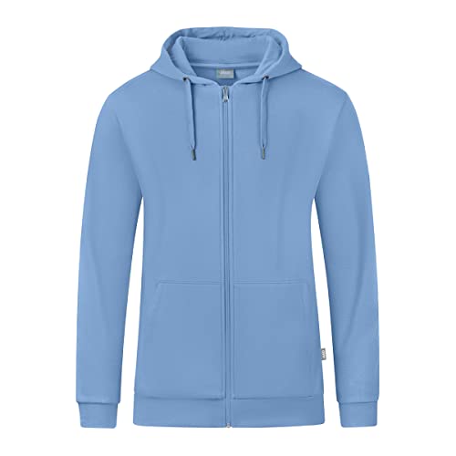 Jako Men Basic-/Kapuzen-Jacke Kapuzenjacke Organic, Eisblau, C6820-460, XL von JAKO