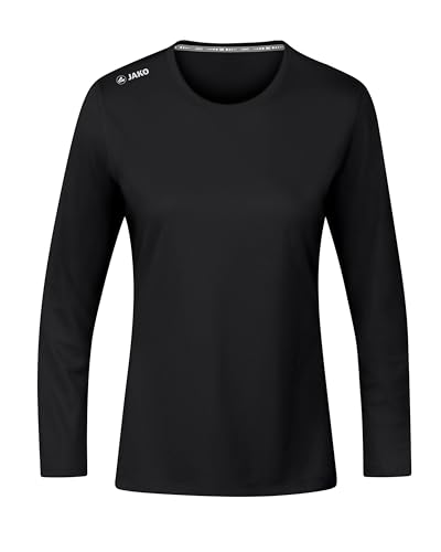 JAKO Damen Longsleeve Run 2.0 Unterhemd, Schwarz, 38 EU von JAKO