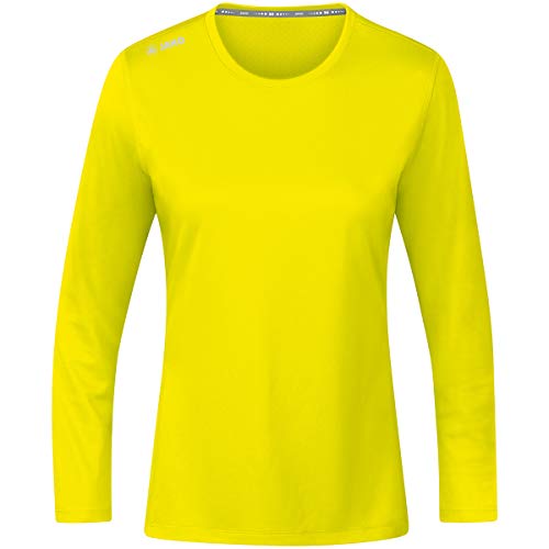 JAKO Damen Longsleeve Run 2.0 Unterhemd, Neongelb, 34 EU von JAKO