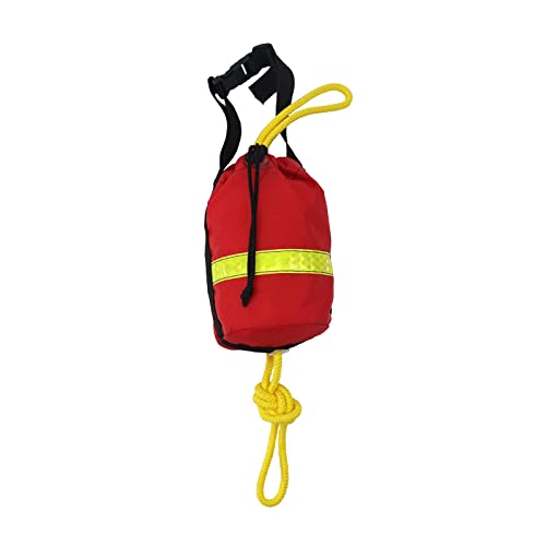 JAMNIK Schwimmende Wurftasche, Wurfbeutel für Wasserrettung, Sicherheits-Wurftaschen, Seil-Überwurf, für Bootfahren, Kajakfahren (16 m) von JAMNIK