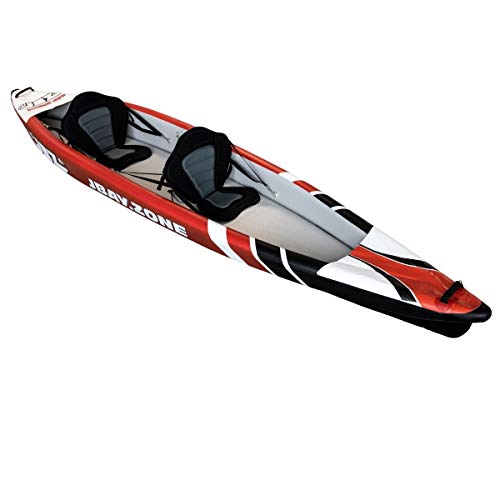JBAY.Zone Kayak 425 Kanu aufblasbar Zweisitzer 425x78cm Drop-Stitch hoher Druck von JBZ JBAY.ZONE
