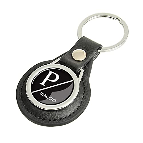 JDDRCASE Motorrad Keychain Key Ring Case Compatible with Piaggio Vespa Primavera Sprint GTS GTV 50 150 300 etc (Farbe : Pattern C, Size : 43mm) von JDDRCASE