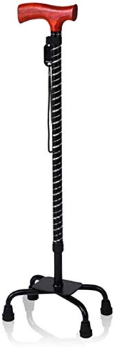 JEEVOO Gehstock mit ergonomischem Holzgriff, 10 höhenverstellbar, für Männer, Frauen, Arthritis, Senioren, Behinderte und ältere Menschen, Gehstock mit von JEEVOO