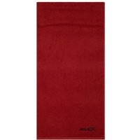 JELEX "100FIT" Fitness Handtuch mit Zip-Tasche rot von JELEX