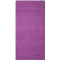 JELEX "100FIT" Fitness Handtuch mit Zip-Tasche violett von JELEX