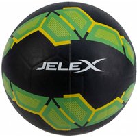 JELEX Bolzplatzheld Gummi Fußball schwarz-grün von JELEX