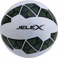 JELEX Bolzplatzheld Gummi Fußball schwarz-weiß von JELEX