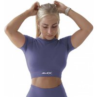 JELEX "Chiara" Damen Fitness Kurzarm Top blau von JELEX