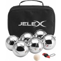 JELEX Throwback Boccia 6er-Set Boule Kugeln mit Tragetasche von JELEX