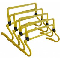 JELEX höhenverstellbare Trainingshürden 4er-Set gelb von JELEX