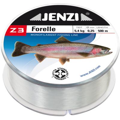 JENZI Z3 Line Forelle mit Fischbild 0,22mm 500m von JENZI