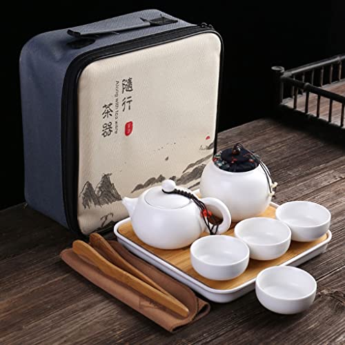 JEVHLYKW Chinesisches Gongfu-Teetablett aus Bambus, Tischbox mit Wasserspeicher für Kungfu-Kung-Fu-Tee-Set, Tee-Serviertablett (B) von JEVHLYKW