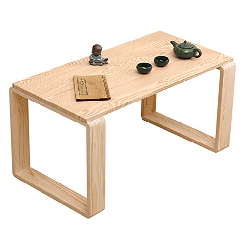 JEVHLYKW Couchtische, moderner Betttisch aus massivem Holz, handgeschnitztes Holz, Tatami-Tisch von JEVHLYKW