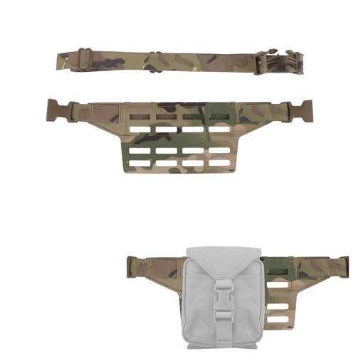Taktische Bauchtasche, Adapter-Panel, Hüftgurt-Verlängerungsplattform für MOLLE-Taschen, Magazintasche (CP 4 Spalten) von JFFCESTORE
