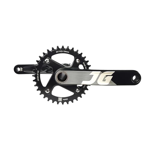 JGbike Crank Arm Set Mountain Bike Crankset Arm Set 170mm 104 BCD with 68 73 Bottom Bracket Kit and Chainring Bolts for MTB BMX Road Bicyle,Compatible with Shimano,SRAM,FSA, Gaint von JGbike