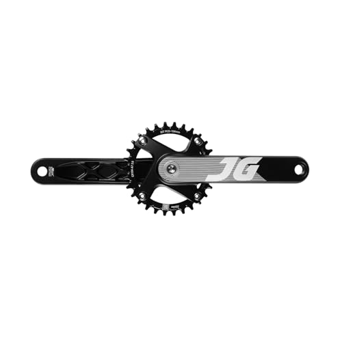 JGbike Mountain Bike Crankset Square Taper 170mm 104 BCD with Round 32T Chainring & Bolts for MTB BMX Road Bicyle,Compatible with Shimano,SRAM,FSA, Gaint von JGbike
