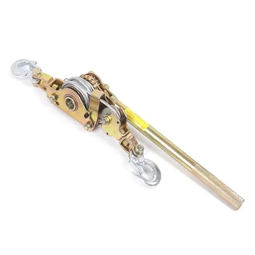 JHXHFJXZ 1Ton Haken Kabel Puller Hand Winde Puller for Landwirtschaft Garten Manuelle Multifunktionale Draht Spanner Präzise Kontrolle der Bewegung(1 Ton 2m Single Rope) von JHXHFJXZ