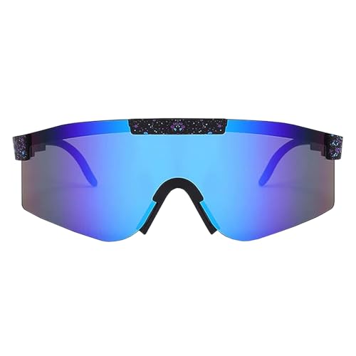 Fahrrad Sonnenbrille Fahrradbrille Schutzbrille Polarisiert UV400 Sonnenbrille Fahrradbrille Winddicht UV 400 Sportbrille-Sonnenbrille für Outdooraktivitäten Wie Radfahren Laufen Glof Ski von JHXhhthongtong