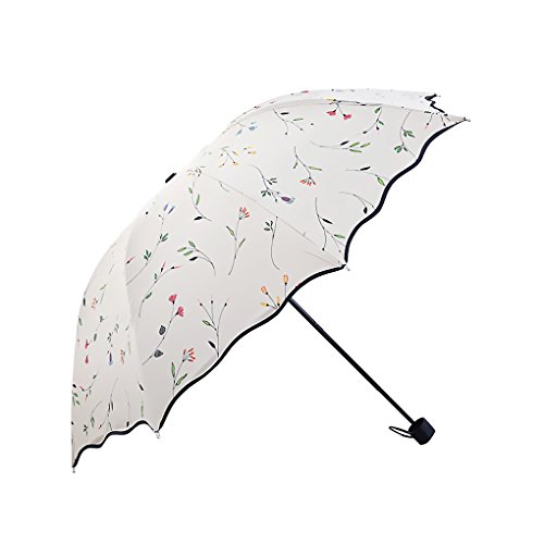JIAHG Regenschirm Mini Sonnenschirm, Anti UV, leicht und Kompakt, Winddicht, 8-Fach Verstrebung, Schirm für Damen Mädchen Reisen Outdoor Camping Alltag Bedarf von JIAHG