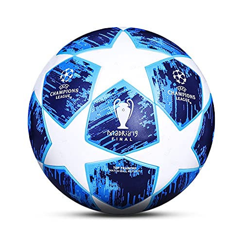 JIAQIWENCHUANG 2021 S-League-Fußball for Fußballfans, offizielle Größe Nr. 5, PU-Geburtstagsgeschenk von JIAQIWENCHUANG