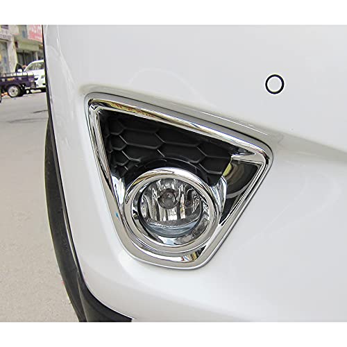 JIERS Für Mazda CX5 CX-5 2013-2014, Auto Styling Frontscheinwerferabdeckung ABS Chrom Nebelscheinwerfer Rahmen Zubehör von JIERS