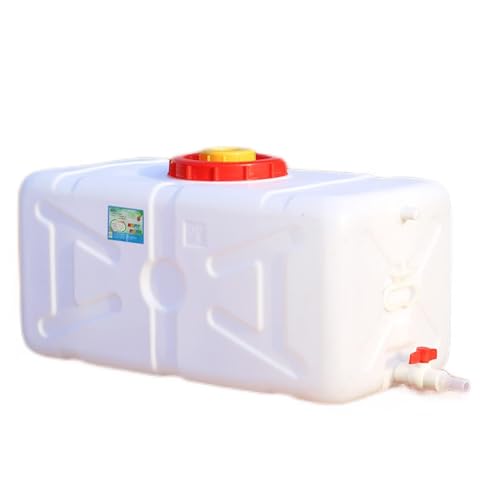JIESOO Tragbarer Wassertank mit Wasserhahn Dicker Auto-Wassertank Aus Kunststoff Wasseraufbewahrungsbehälter Außenbereich for Campingausflüge (Color : 110l) von JIESOO