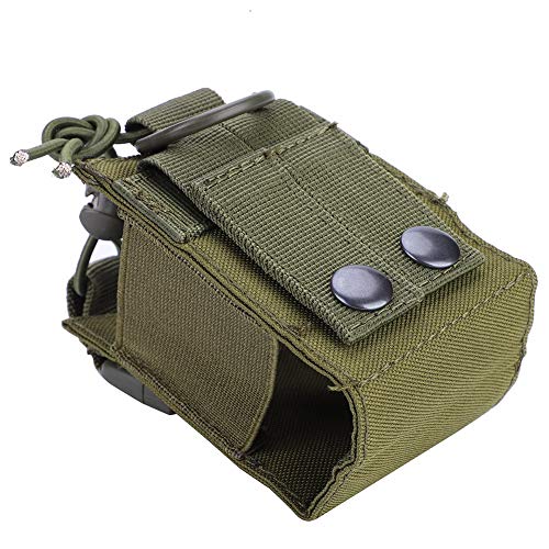 JINDI 2-Wege-Funkgerätetasche, leichte Wasserflaschentasche für Jagdspiele im Freien(Grün) von JINDI