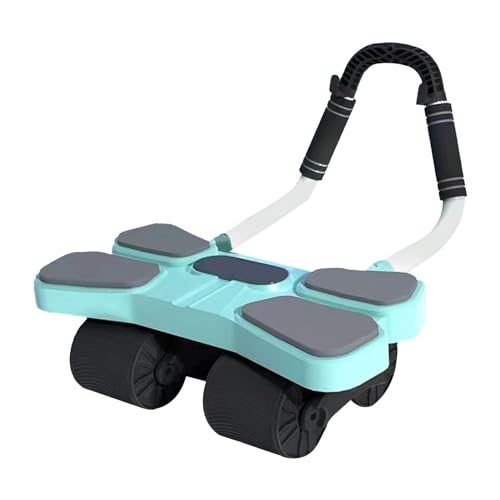 Ellenbogen-Bauch-Ab-Roller, Ab-Roller-Rad | 4 Räder verbreitern Übungsräder für Bauchmuskeln,Core Strength Training Ellenbogenstützrolle Automatischer Rückprall für schlanken Bauch von JINGAN