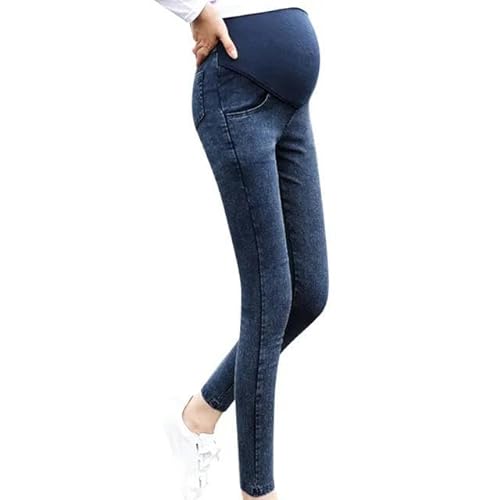 JINGBDO Umstands-Jumpsuits Jeans Frauen Schwangerschaft Mutterschaft Kleidung Jeans Schwarze Hosen Für Schwangere Kleidung Hosen Von Frauen-Blau-3Xl von JINGBDO