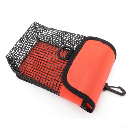 JINSBON Robuste Tasche für Tauch- und Schnorchelausrüstung, einfache Entwässerung, Schlaufenverschluss, ideal für SMB und Rolle (A Red) von JINSBON