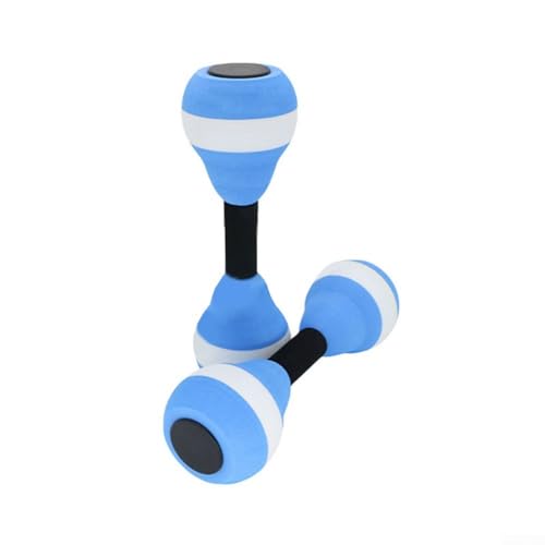 Schwimmtrainingshilfe, EVA-Hantel, Schaumstoffhantel, leicht und (blau) von JINSBON