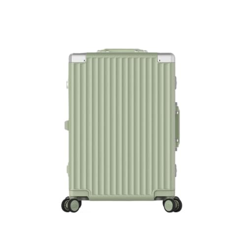 JIPEIXUANGR Koffer Aluminiumrahmen-Koffer, leiser Universal-Rollenkoffer, Boarding-Koffer, Trolley-Koffer, Männer und Frauen Suitcase (Color : K, Size : A) von JIPEIXUANGR