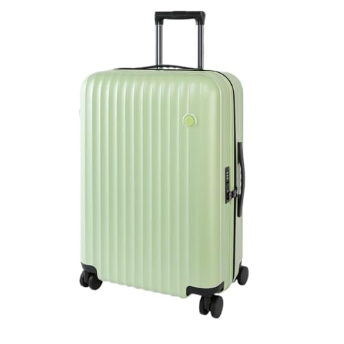 JIPEIXUANGR Koffer Gepäck High-End-Trolley Mit Universalrädern 24-Zoll-Mini-Kleiner, Leichter Passwort-Koffer Suitcase (Color : Green, Size : A) von JIPEIXUANGR