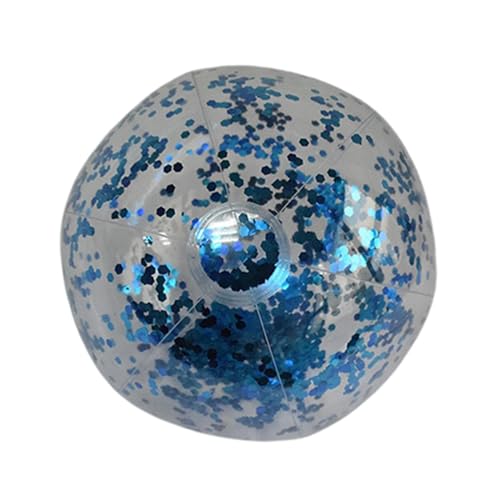 JISADER Aufblasbarer Wasserball, aufblasbarer Ball, Wasserspielzeug, lustiger PVC-Wasserball für den Außenbereich, Wasserspiel, schwimmfähig für Kinder und, 40cm blau von JISADER