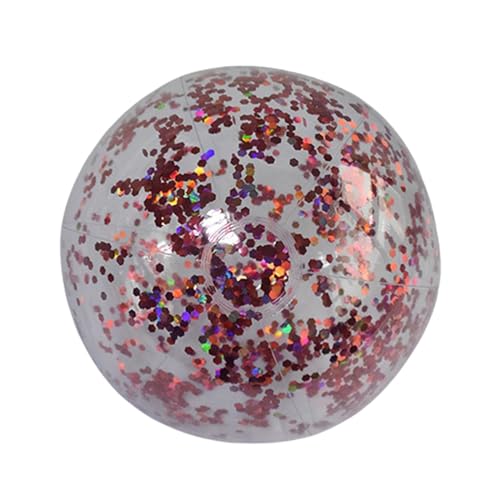 JISADER Aufblasbarer Wasserball, aufblasbarer Ball, Wasserspielzeug, lustiger PVC-Wasserball für den Außenbereich, Wasserspiel, schwimmfähig für Kinder und, 60cm Gold von JISADER