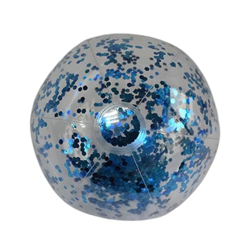 JISADER Aufblasbarer Wasserball, aufblasbarer Ball, Wasserspielzeug, lustiger PVC-Wasserball für den Außenbereich, Wasserspiel, schwimmfähig für Kinder und, 60cm blau von JISADER