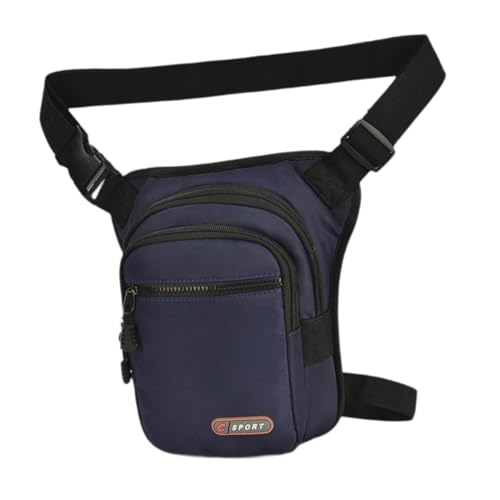 JISADER Bag Hüfttasche Lässige leichte Oberschenkel-Hüfttasche Gürteltasche Taschen zum Laufen im Freien Motorradsport Wandern, Blau von JISADER
