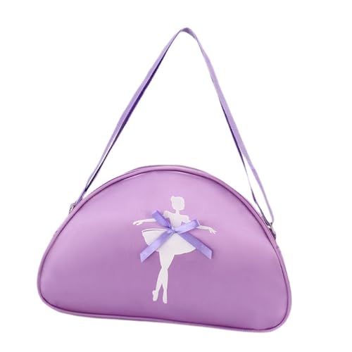 JISADER Ballett-Tanz-Tasche, süße Reisetasche, tragbare, leichte Ballerina-Tasche für Mädchen, LILA von JISADER