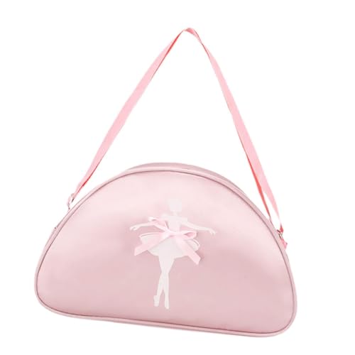 JISADER Ballett-Tanz-Tasche, süße Reisetasche, tragbare, leichte Ballerina-Tasche für Mädchen, ROSA von JISADER