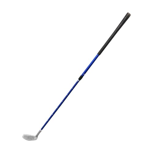 JISADER Einziehbarer Golfputter, Mini-Golfschläger-Übungswerkzeug, tragbarer Zwei-Wege-Golfputterstab für Links- und Rechtshänder, für Kinder im Freien, Blau von JISADER